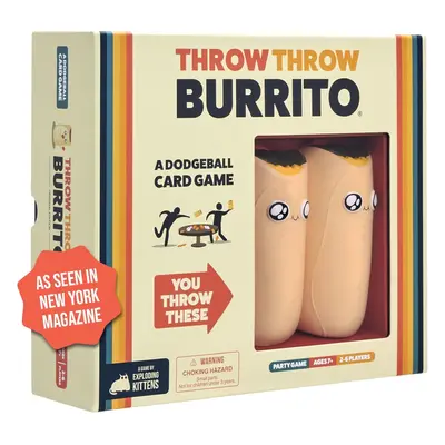 Throw Throw Burrito by Exploding Kittens - Players - Ages 7+ - Minutes to Play Dodgeball Card Ga