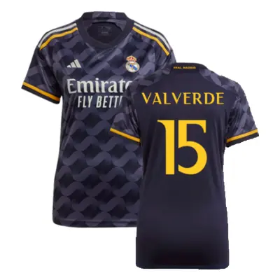 (XL) Real Madrid Away Shirt (Ladies) (Valverde 15)