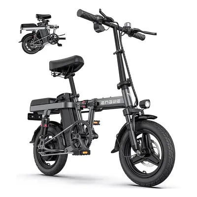 ENGWE T14 Folding Electric Bike 14'' Tires Portable E-bike, 48V 10Ah Removable Battery, km/h Spe