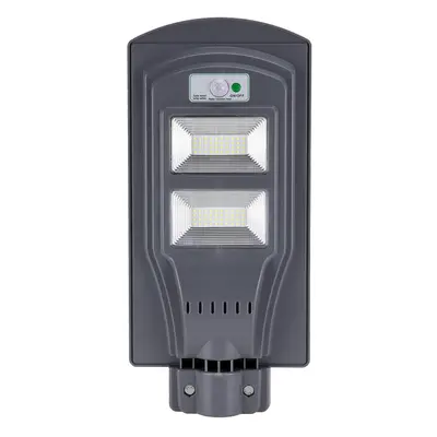 (Grey) 40W Solar Street Light Outdoor with PIR Motion Sensor, Waterproof LED Wall Lights Street 