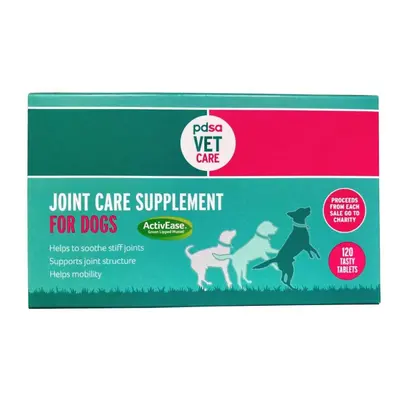 PDSA Vet Joint Care Supplement Support for Dogs Tablets