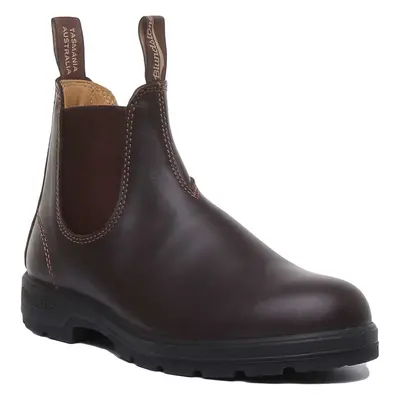 Blundstone Walnut Brown Premium Leather In Brown UK