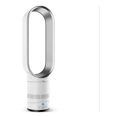 (Oval rectangle,Sliver) Bladeless Tower Fan with Timer & Remote Control