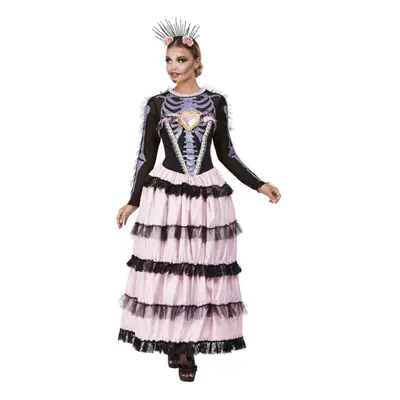 Smiffys Womens/Ladies Deluxe Senorita Day Of The Dead Costume Set