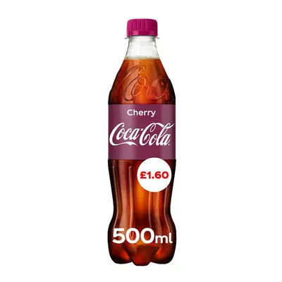 Coca-Cola Cherry 500ml PM ?1.60 (Case of x 500ml)