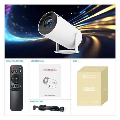 HY300 PRO Android 11.0 2.4G / 5G WiFi Bluetooth 5.0 1280*720P Home Theater Projector, CE RoHS FC