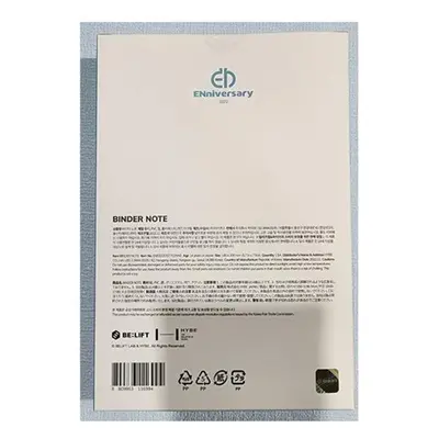 Enhypen Enniversary Binder Note