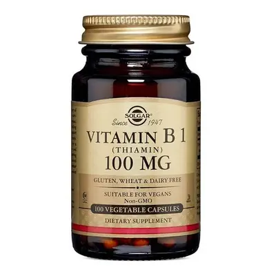 Solgar Vitamin B1 Mg Vegetable Capsules 100's