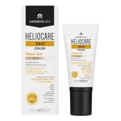 Heliocare Water 360ÃÂº Beige Colour Gel Spf50+ 50ml