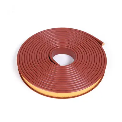 (15mm, Brown) 10m Self Adhesive U-shaped Edge Banding Strip Tape Furniture Veneer Protector