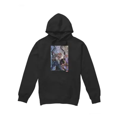 (M, Black) Marvel Mens X-Men Sabretooth Dogs Hoodie