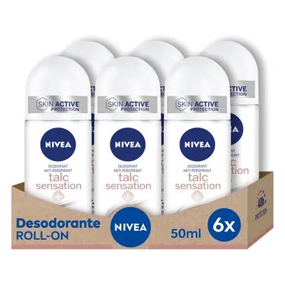 Nivea Roll-on Talc Sensation â ml â Pack of