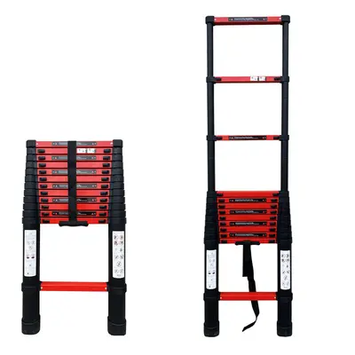 (4.4M) Portable Heavy Duty Aluminium Telescopic Ladder UK