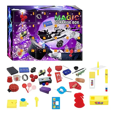 Christmas Countdown Calendar Magic Props Toys Advent Calendar for Gift