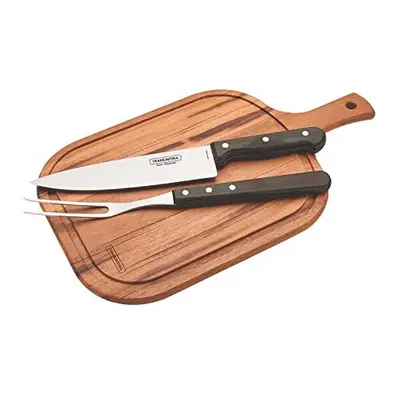 Tramontina Churrasco Carving Cooks Knife Set with Chopping Board