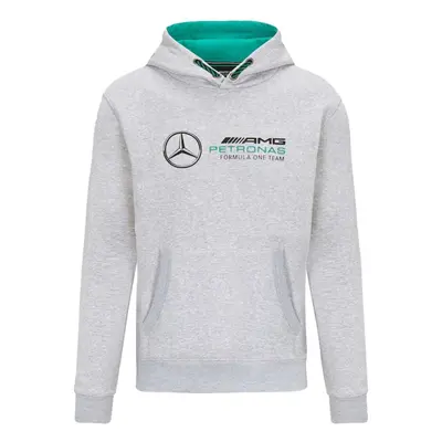 (XXL) Mercedes Logo Hooded Sweat (Grey)