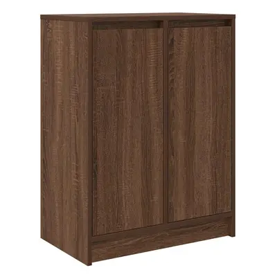 vidaXL Sideboard Brown Oak 57x34x76 cm Engineered Wood storage cabinet