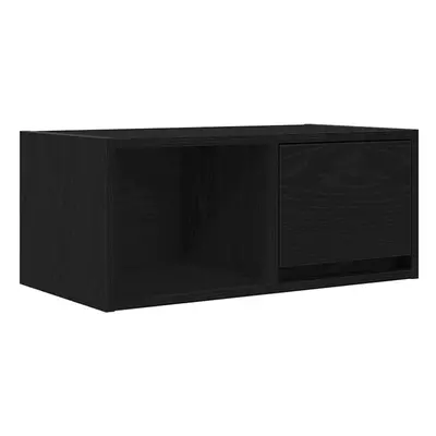 (black oak, pcs/ cm) vidaXL TV Cabinet Sonoma Oak 80x31x25.5 cm Engineered Wood TV bench