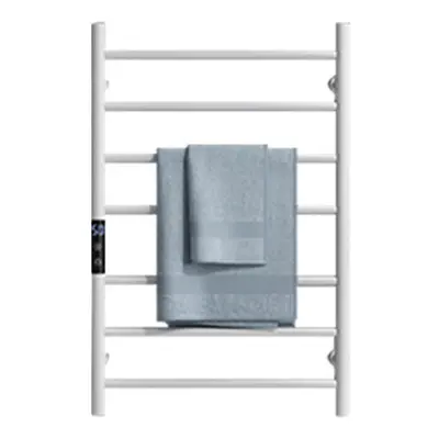 (White) Stainless Steel Carbon Brazing Heating Towel Rack Waterproof Clothes Drying Rack Electri