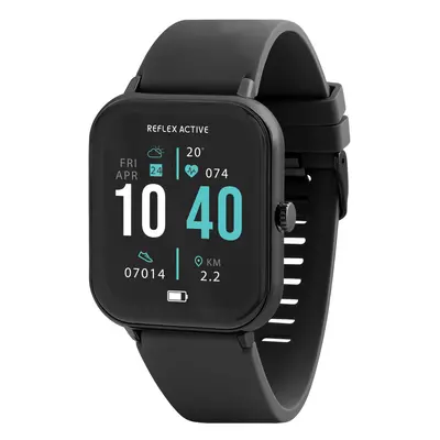 Reflex Active Series Black Calling Smart Watch