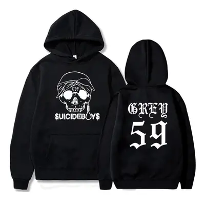 (black1, S) Suicideboys G59 Hoodie Vintage Style Sweatshirt