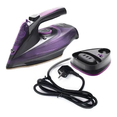 (purple) Cordless Iron,steam Iron 2400w,lightweight Portable Steam-dry Iron For Clothes,non-stic