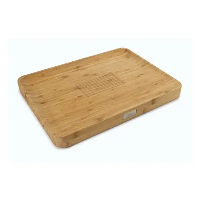 Joseph Joseph Cut & Carve Bamboo Chopping Board, Large- Wood