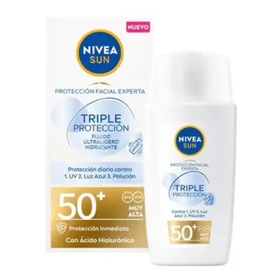 Nivea Sun Triple Proteccion Fluido Ultraligero Facial Spf50 40ml