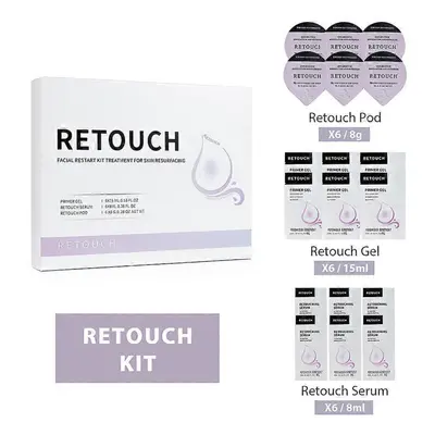 (retouch kit) HaKeLai Hydrate Detox Illuminate Glam Revive Capsule Pods Serum Facial SPA Serum F