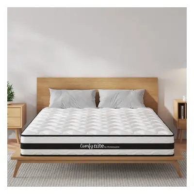 (Small Double) Bonnell Coil System Quilted Mattress 3ft/4ft/4ft6 Medium Firmness