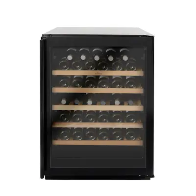 Willow 142L Black Under Counter Wine Cooler, For Bottles, 4* Rating