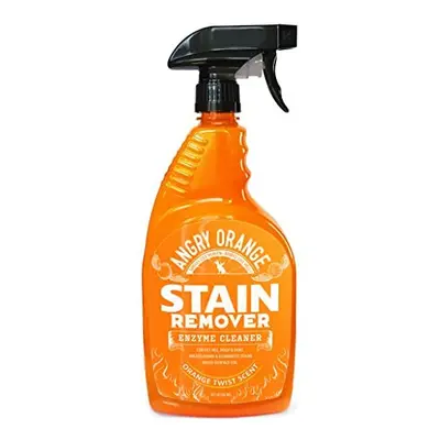 ANGRY ORANGE Enzyme Stain Cleaner & Pet Odor Eliminator, Dog & Cat Urine Destroyer for Floors & 