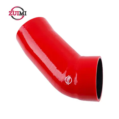 (Red) For BMW N52 E82 E88 E90 E91 E92 E93 3.0L 6CYL Silicone Air Intake Inlet Boot Hose Kit