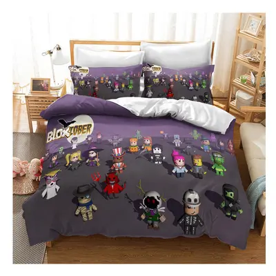 (Pattern 24, Single) ROBLOX Bedding Single Double Duvet Cover Cartoon