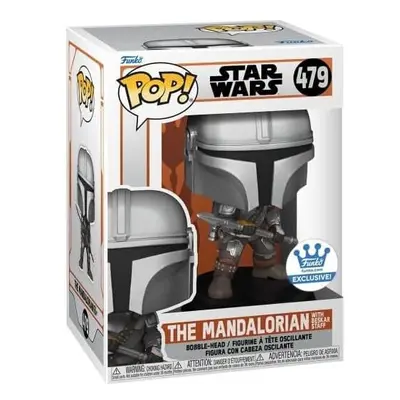 The Mandalorian with Beskar Staff Funko Exclusive