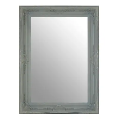 Premier Housewares Rectangular Wall Mirror/ Classic Mirrors For Bathroom / Bedroom / Garden Wall