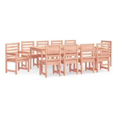 (natural douglas) vidaXL Garden Dining Set Outdoor Table and Chair Piece Solid Wood Pine