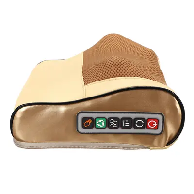 Electric Lumbar Neck Back Massage Pillow Cushion Infrared Heating Kneading Body Massager