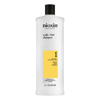 Nioxin System Scalp + Hair Shampoo for Light Thinning Natural Hair 1000ml