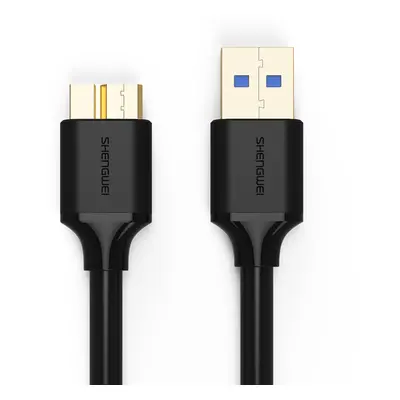 1m Mobile Hard Disk Data Cable USB3.0 High Speed Connection Line for Micro USB3.0 Mobile Phone H