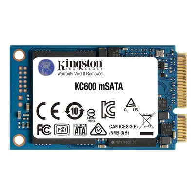 Kingston Technology KC600 mSATA GB Serial ATA III 3D TLC