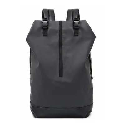 (Black) Simple Fashion Large Capacity Outdoor Waterproof Business Laptop Bag