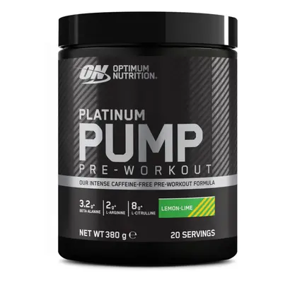 ON Platinum Pump Pre-Workout, Intense Caffeine-Free Pre-Workout Food Supplement with Fruitflow, 