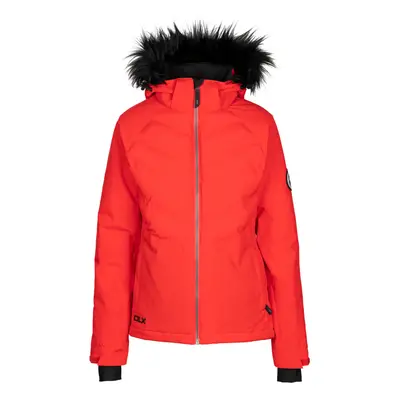 (14, Red) DLX Womens Ski Jacket With Down Filling Gaynor