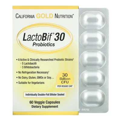 LactoBif Probiotics, Billion CFU, Veggie Capsules