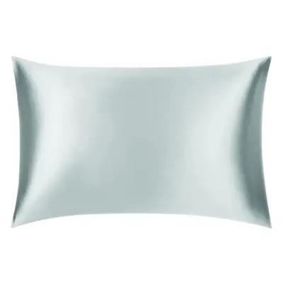 Full Circle Beauty Soft Mullberry Silk & Satin Luxury Silver Pillowcase