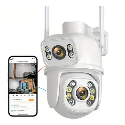 Security Camera Dual Lens 2.4ghz Wireless IP Camera Video Surveillance