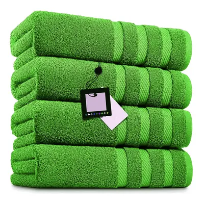 (Lime Green) X Big Super Jumbo Bath Sheets Towels Pure Egyptian Cotton Soft Bath Sheets