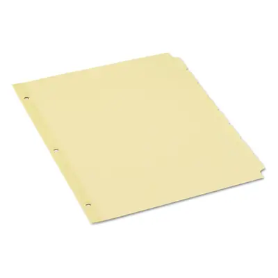 Universal UNV20846 in. x 8.5 in. Self-Tab Index Dividers - Buff (24/Box)