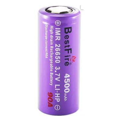 BestFire 1pc Battery 4500mAh 90A 3.7V Rechargeable Li-ion Battery